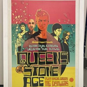 Queens of the Stone Age Colorful Art Poster